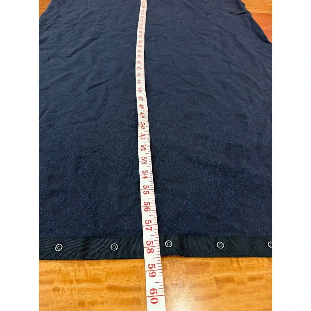 Lululemon Vinyasa Scarf Womens Navy Blue Mottled Snap Wrap OS